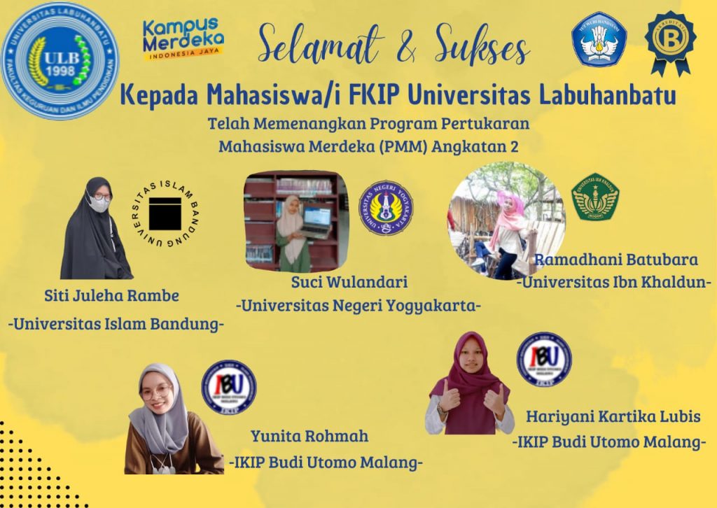 5 Mahasiswi FKIP ULB Menangkan PMM Angkatan 2