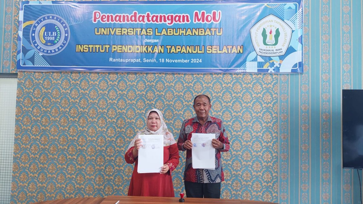 MoA FKIP Universitas Labuhanbatu dengan FMIPA dan Fakultas Pendidikan IPS Dan Bahasa Institut Pendidikan Tapanuli Selatan juga MoU Universitas Labuhanbatu