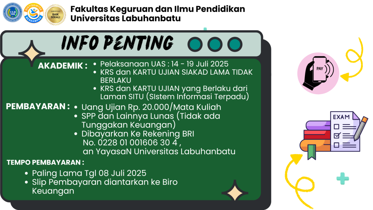 PELAKSANAAN UJIAN AKHIR SEMESTER (UAS) GENAP TA. 2024/2025