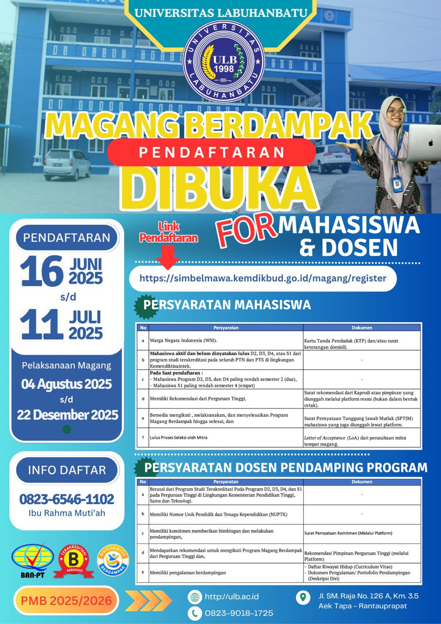 Pendaftaran Magang Berdampak Dibuka untuk Dosen dan Mahasiswa