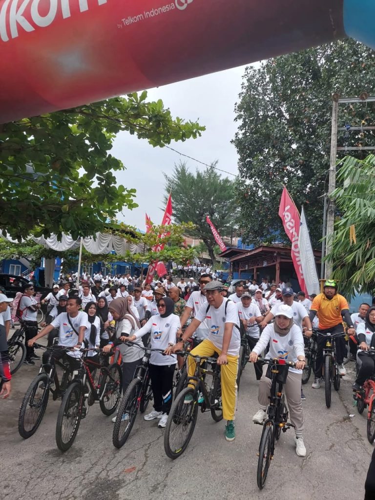 Gowes Bareng Rektor ULB Dalam Rangka Dies Natalis Universitas Labuhanbatu ke 27 tahuN