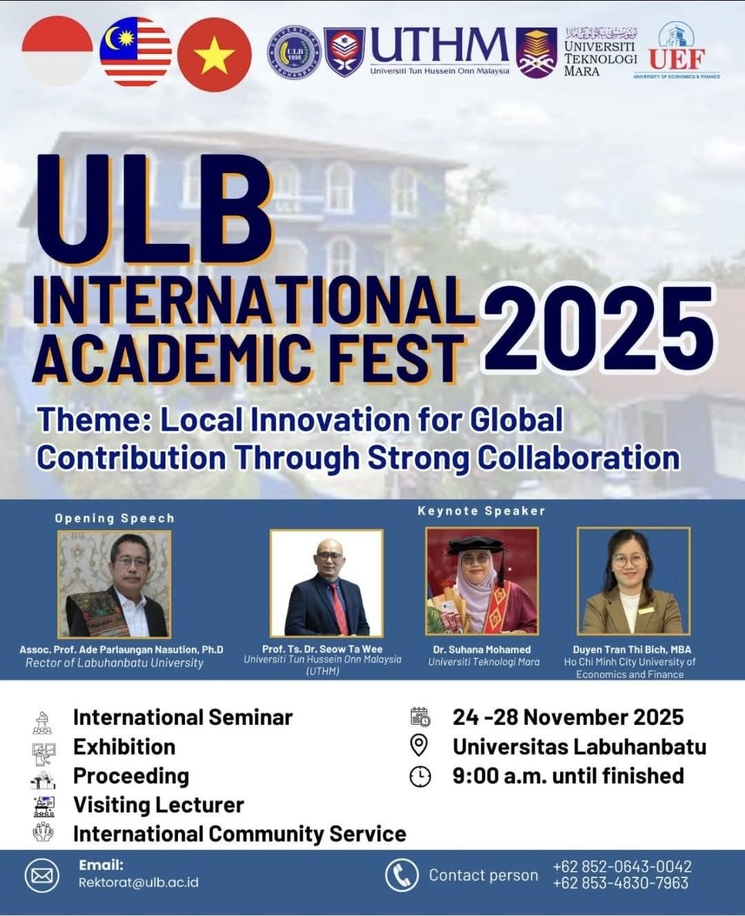 ULB International Academic Fest 2025