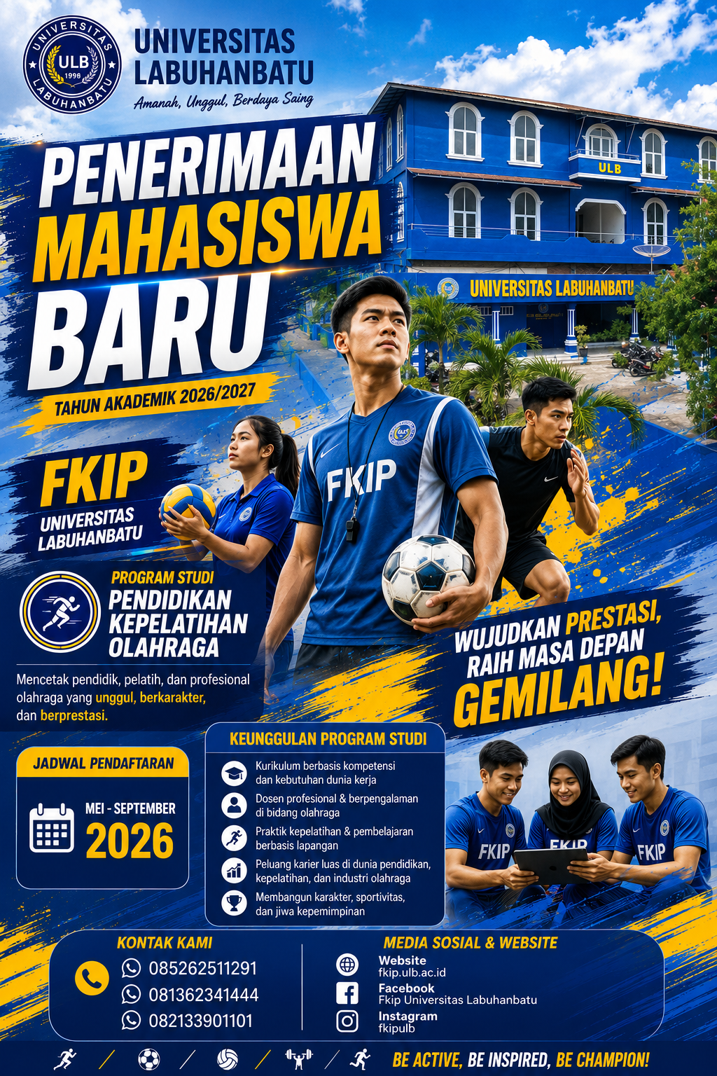 Prodi PKO FKIP Universitas Labuhanbatu Resmi Menerima Mahasiswa Baru Angkatan I TA 2026/2027