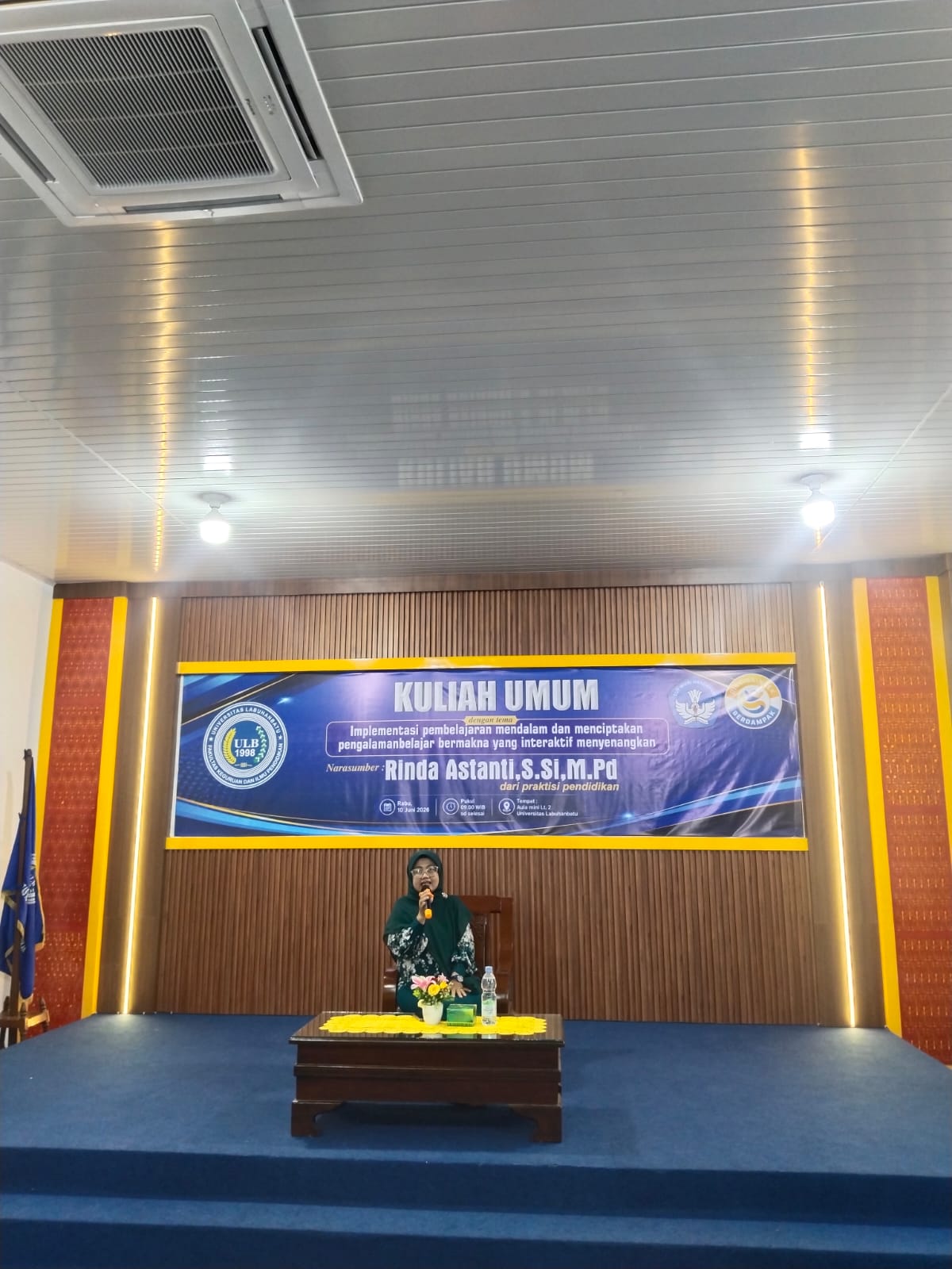 Kuliah Umum FKIP Universitas Labuhanbatu: Mewujudkan Pembelajaran Mendalam yang Bermakna dan Menyenangkan